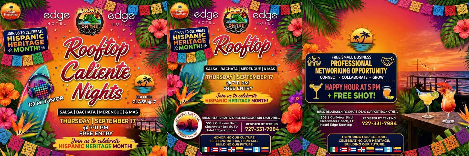 Rooftop Caliente Dance Night & Networking