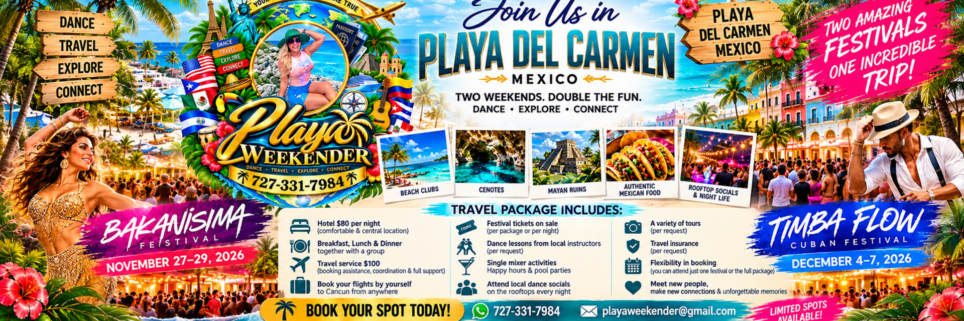 Vacation & Dancing in Paradise with Playa Weekender