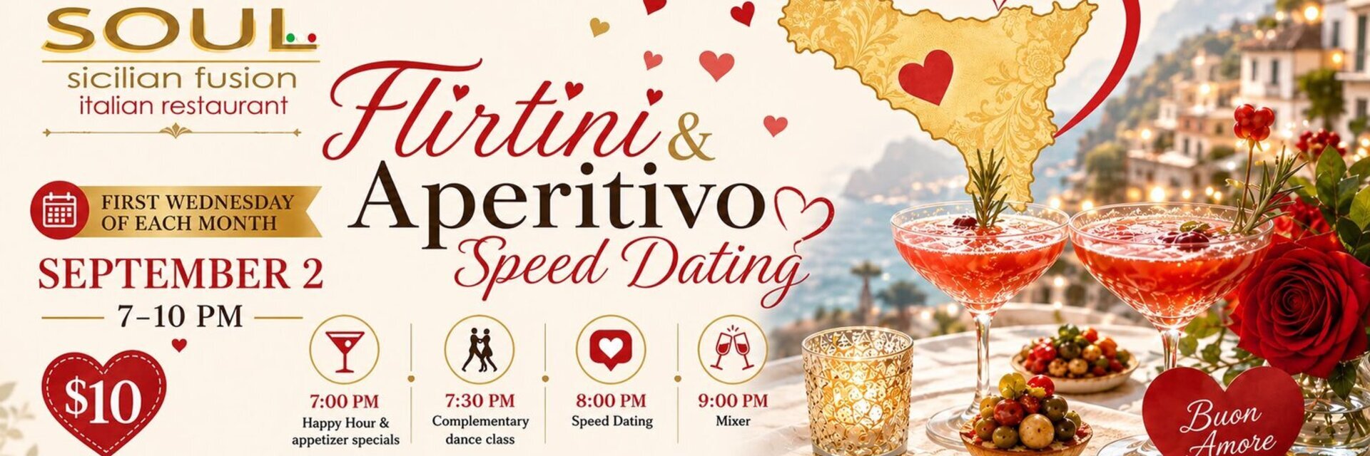 Flirtini & Aperitivo Speed Dating